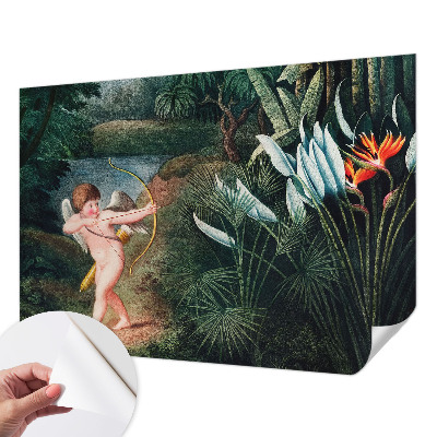 Peel and stick wallpaper mural Adorable Cupid
