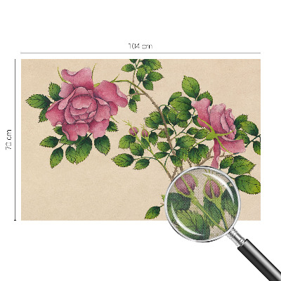 Self-adhesive photo wallpaper Romantic roses