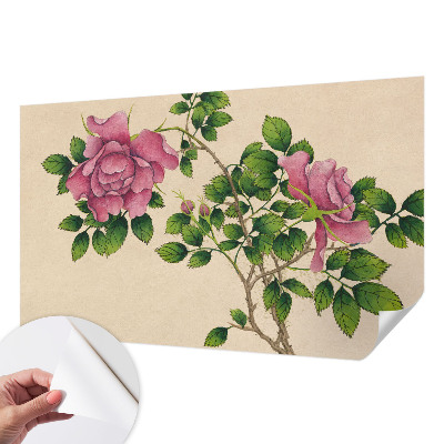 Self-adhesive photo wallpaper Romantic roses