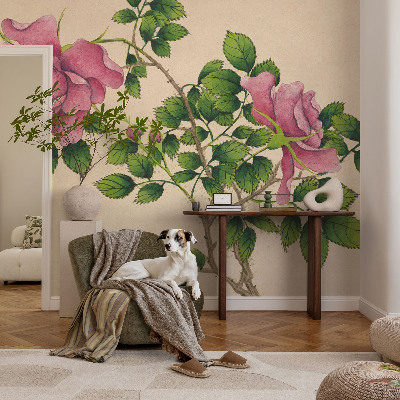 Self-adhesive photo wallpaper Romantic roses