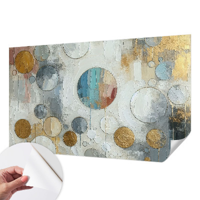 Stick-on wall mural Geometric circles