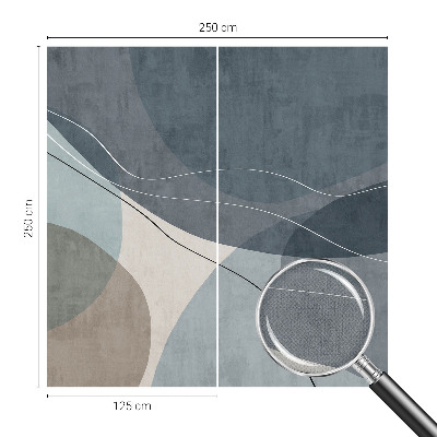 Peel and stick wall mural for kids' room Modern abstraction