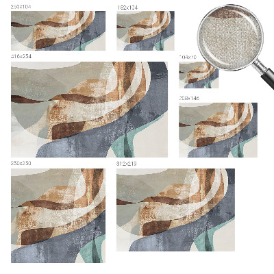 3D photo wallpaper mural with an abstract composition