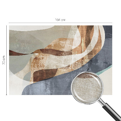 3D photo wallpaper mural with an abstract composition