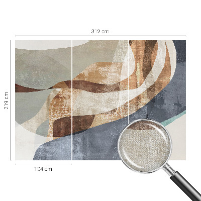 3D photo wallpaper mural Abstract composition