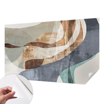 3D photo wallpaper mural with an abstract composition