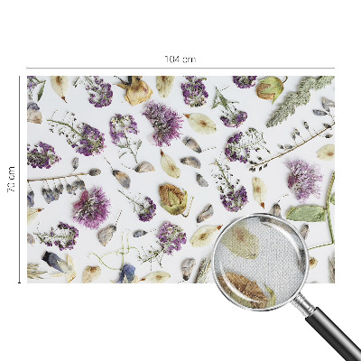 Peel and stick wallpaper mural Dried flowers