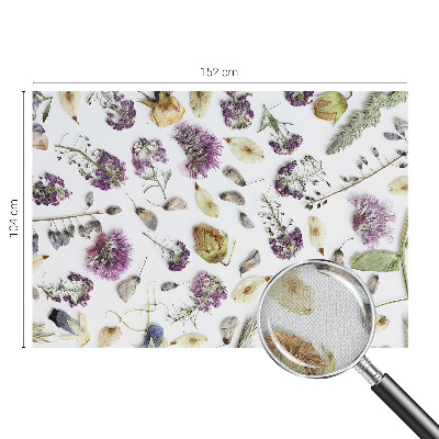 Peel and stick wallpaper mural Dried flowers