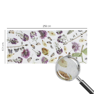 Peel and stick wallpaper mural Dried flowers