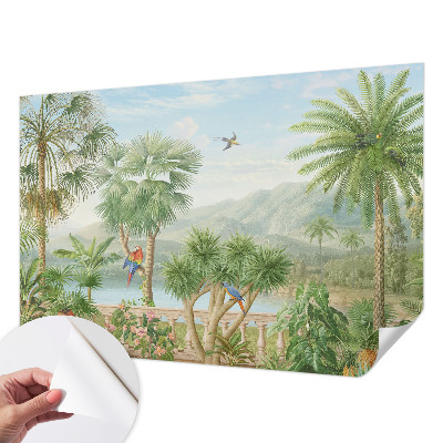 Self-adhesive wall mural Exotic landscape
