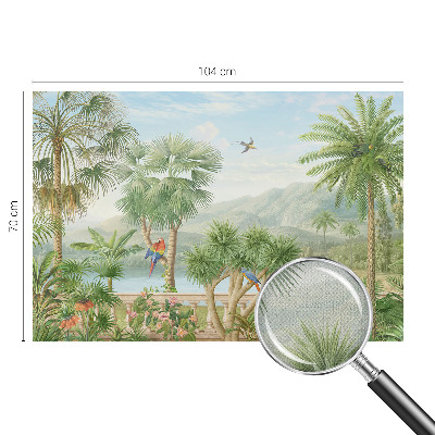 Self-adhesive wall mural Exotic landscape