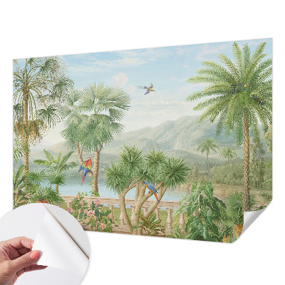 Self-adhesive wall mural Exotic landscape