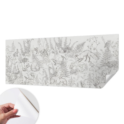 Stick-on wall mural Forest animals