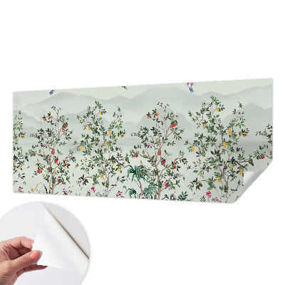 Removable wall mural Exotic trees