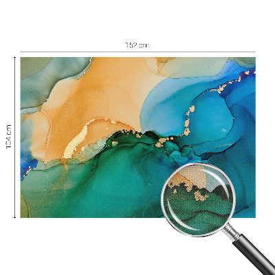 3D wall mural Colorful waves