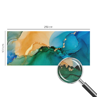 3D wall mural Colorful waves