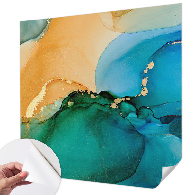 3D wall mural Colorful waves