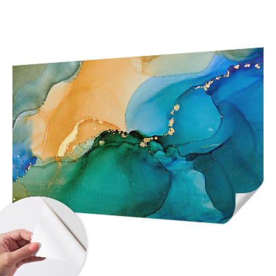 3D wall mural Colorful waves