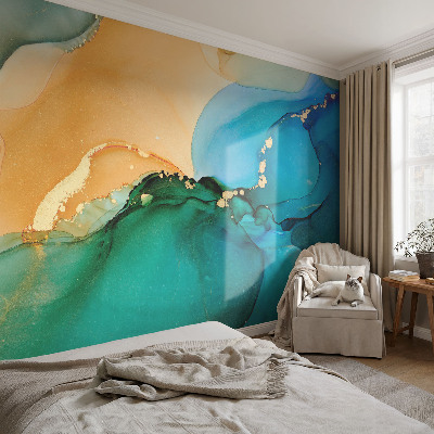 3D wall mural Colorful waves