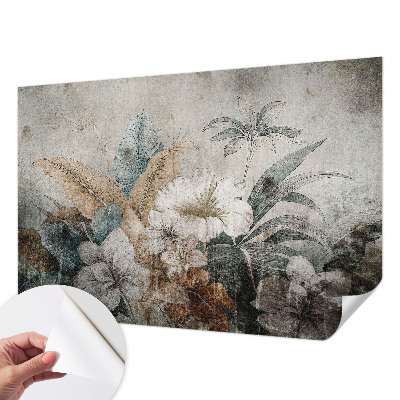 Peel and stick wall mural for living room Flower Dream