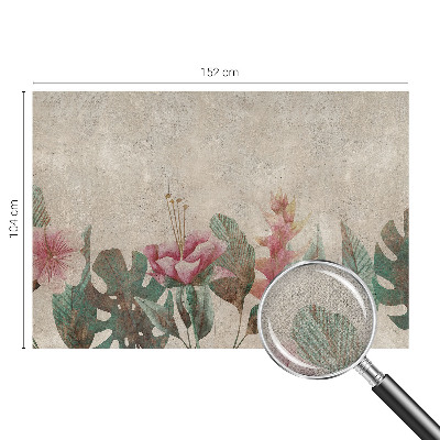 3D photo wallpaper mural Subtle flora