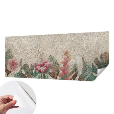 3D photo wallpaper mural Subtle flora