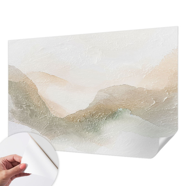 Peel and stick wall mural with a subtle streaked pattern