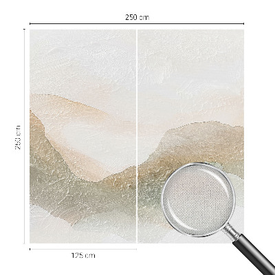 Peel and stick wall mural with a subtle streaked pattern