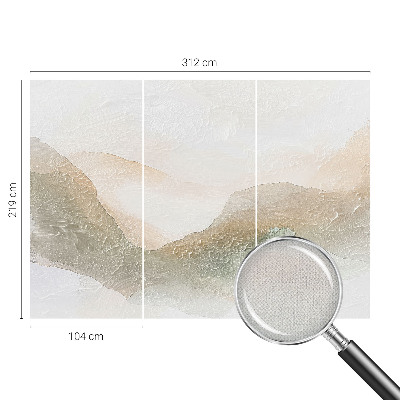 Peel and stick wall mural with a subtle streaked pattern
