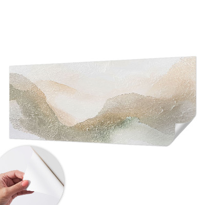 Peel and stick wall mural with a subtle streaked pattern