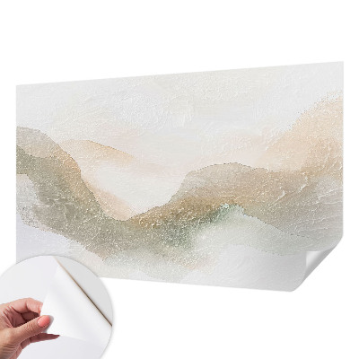 Peel and stick wall mural with a subtle streaked pattern