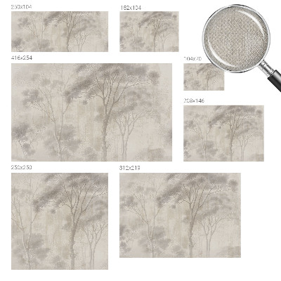 Baby room wall mural Stylish harmony