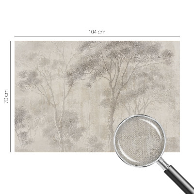 Baby room wall mural with a stylish harmonious design