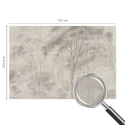 Baby room wall mural with a stylish harmonious design