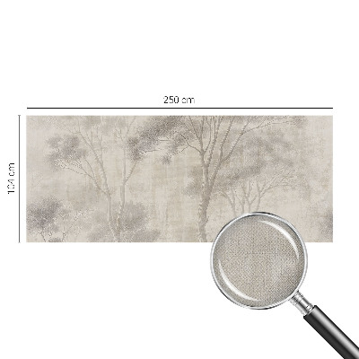 Baby room wall mural with a stylish harmonious design