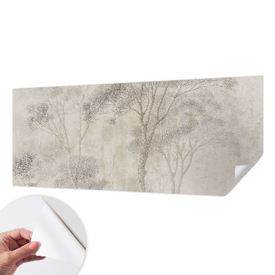 Baby room wall mural with a stylish harmonious design
