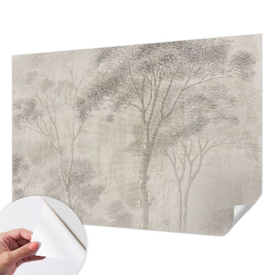 Baby room wall mural with a stylish harmonious design