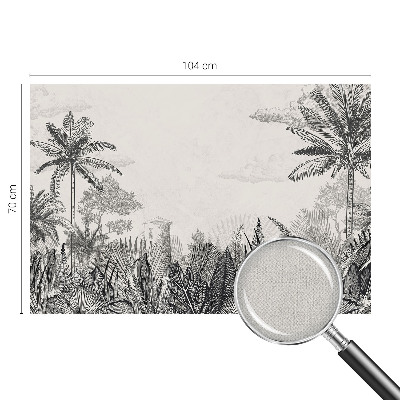 Peel and stick wallpaper mural Tropical scenery