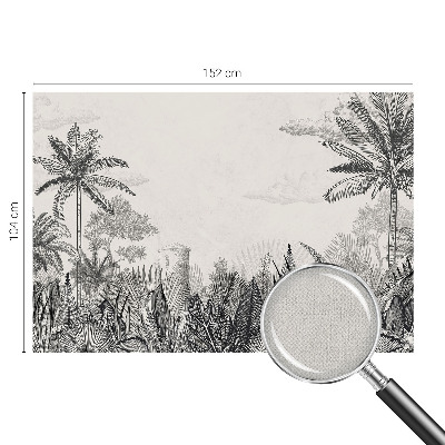 Peel and stick wallpaper mural Tropical scenery