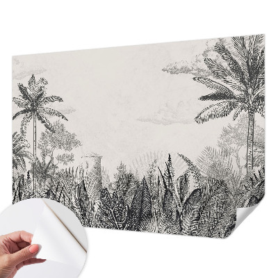 Peel and stick wallpaper mural Tropical scenery