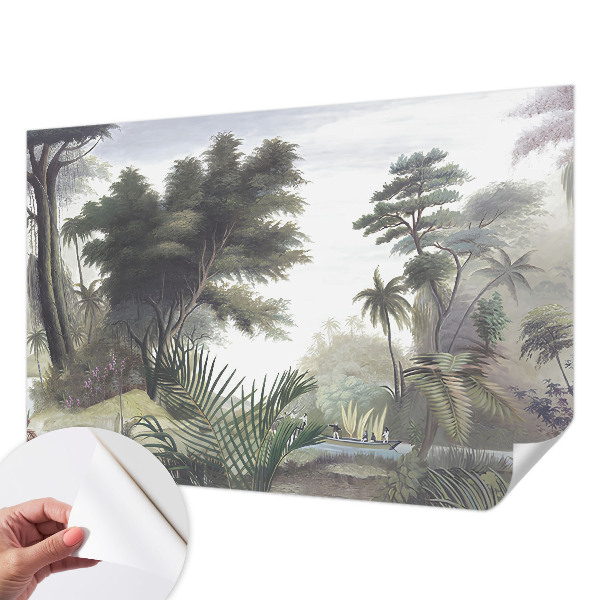 Baby room wall mural Exotic landscape
