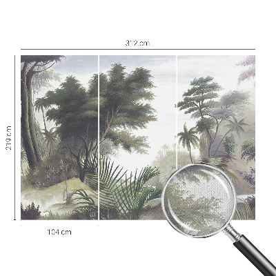 Baby room wall mural Exotic landscape