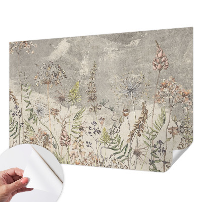 Stick-on wall mural Wild plants