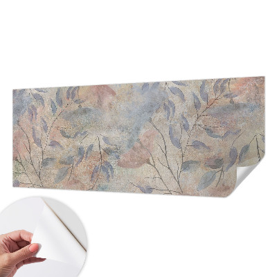 Removable wall mural Abstract leaves