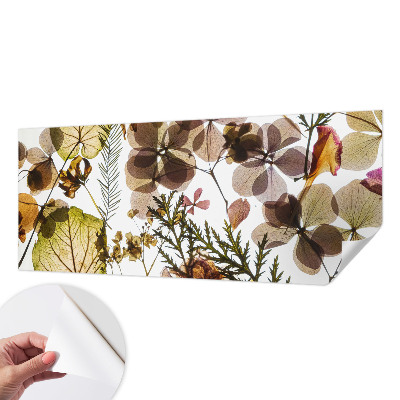 Removable wall mural wallpaper with a natural composition