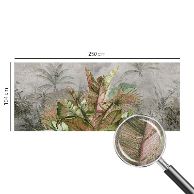 Peel and stick wall mural for bedroom Exotic jungle