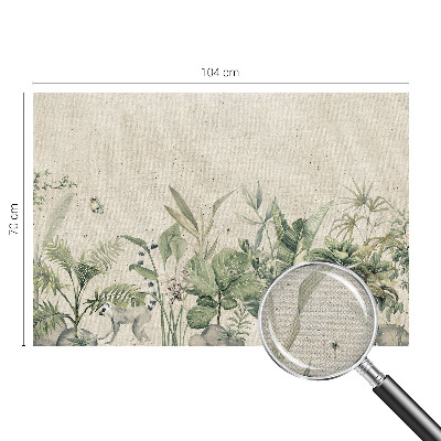 3D photo wallpaper mural Tropical jungle