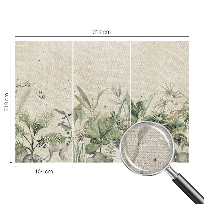 3D photo wallpaper mural Tropical jungle