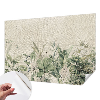 3D photo wallpaper mural Tropical jungle