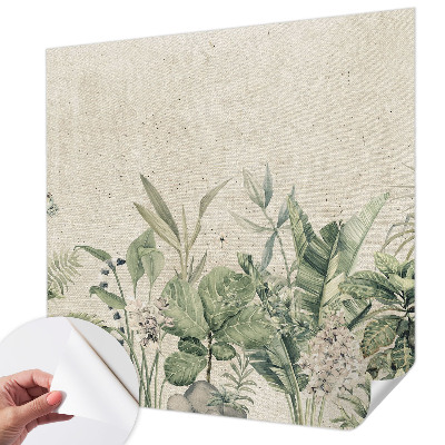 3D photo wallpaper mural Tropical jungle